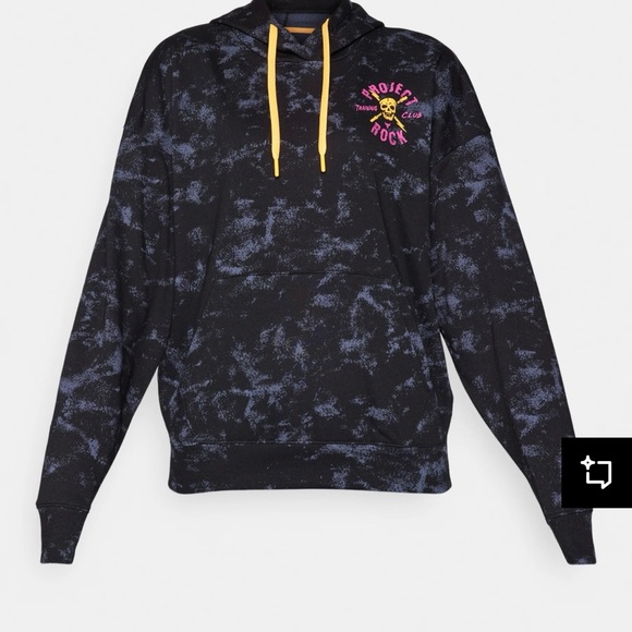 UNDER ARMOUR Project Rock W Underground Terry Hoodie Small NWT - Picture 4 of 4